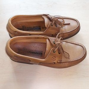 Mephisto men's deck shoes brown Spinnaker US 9.5